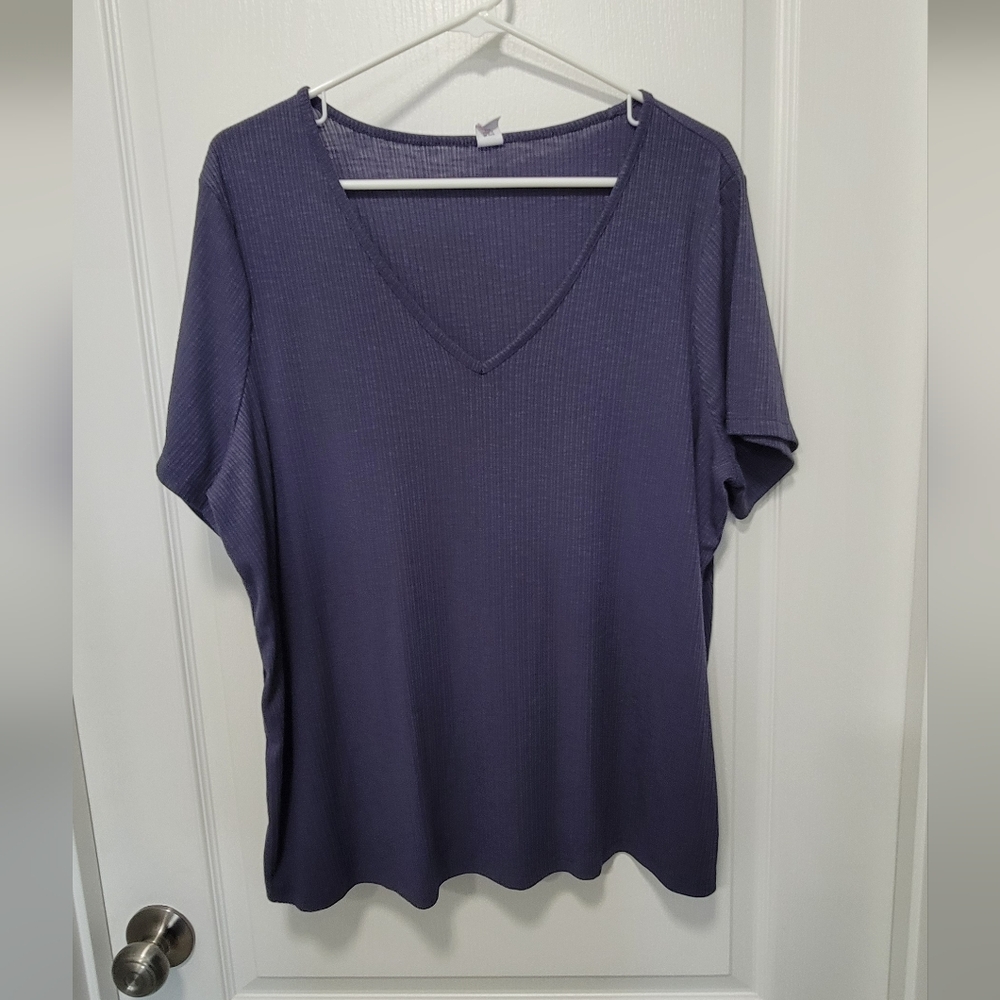 Women's Old Navy V-Neck Blue Top